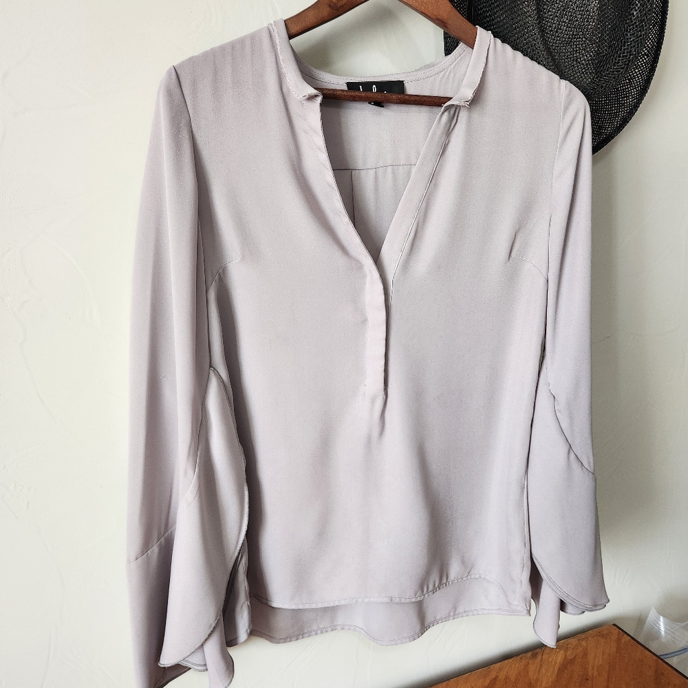 Lulus Grey Women's Top